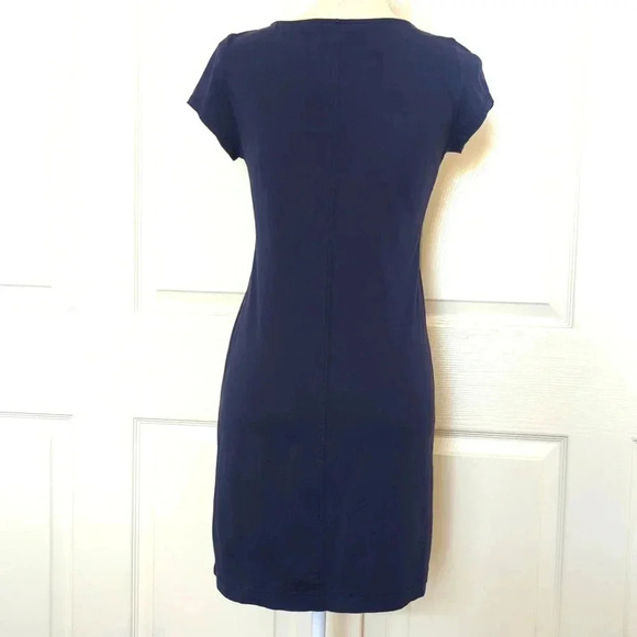 Lilly Pulitzer Brewster Blue White T Shirt Dress - Picture 5 of 6